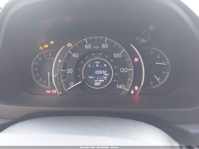 2016 HONDA CR-V VIN: 2HKRM4H71GH666611