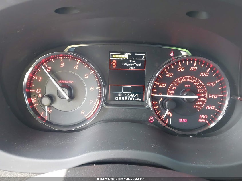 2016 SUBARU WRX PREMIUM - JF1VA1E66G9820455