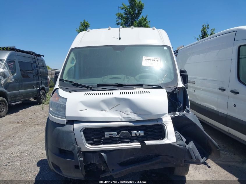 2021 Ram Promaster 3500 Cargo Van High Roof 159 Wb Ext VIN: 3C6MRVJG1ME532751 Lot: 42517739