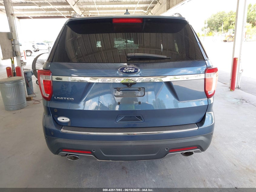 VIN 1FM5K7F88JGA26405 2018 FORD EXPLORER LIMITED