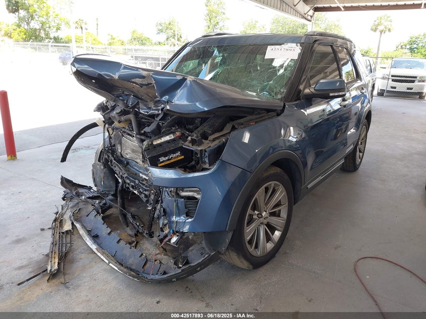 VIN 1FM5K7F88JGA26405 2018 FORD EXPLORER LIMITED