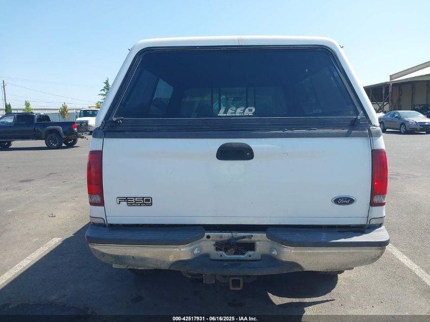 1999 Ford F-350 Lariat/Xl/Xlt VIN: 1FTSX31F7XEC30110 Lot: 42517931