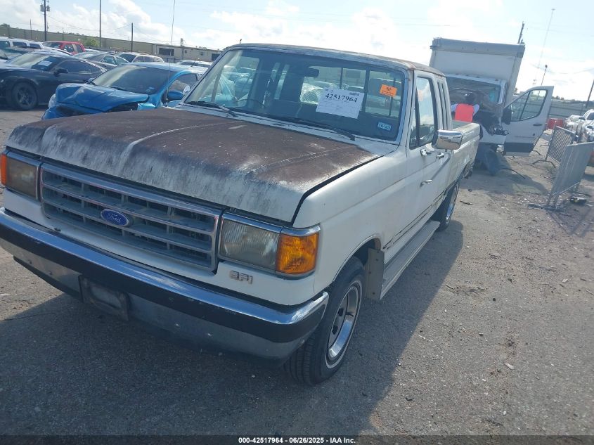 1990 Ford F150 white pickup gasoline 1FTEX15H6LKB23543 photo #3