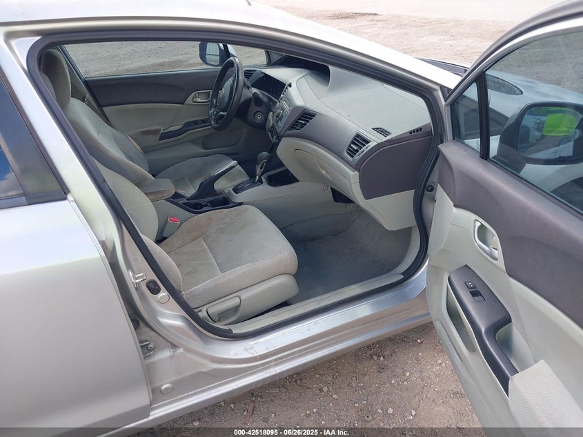 2012 HONDA CIVIC VIN: 2HGFB2F56CH325904