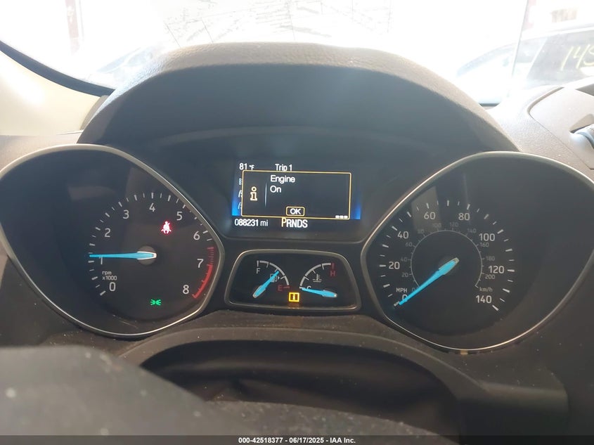 2017 FORD ESCAPE VIN: 1FMCU0F73HUA92372