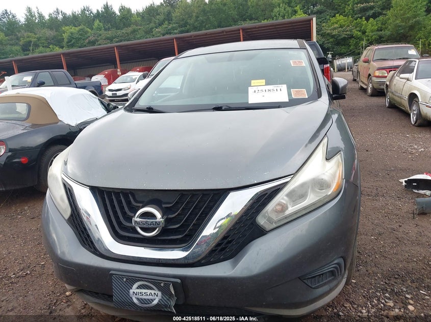 2017 NISSAN MURANO VIN: 5N1AZ2MGXHN168316