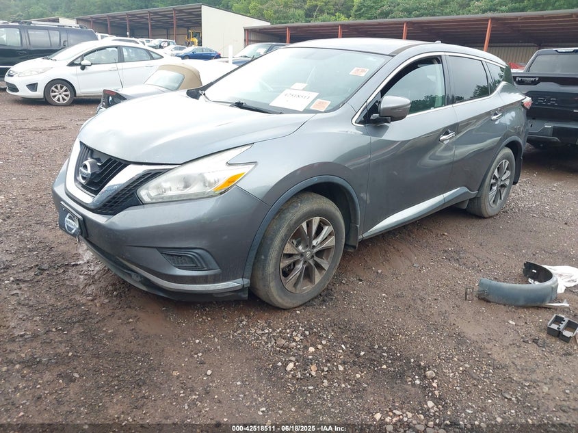 2017 NISSAN MURANO VIN: 5N1AZ2MGXHN168316