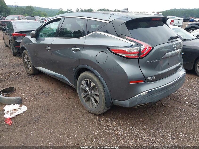2017 NISSAN MURANO VIN: 5N1AZ2MGXHN168316