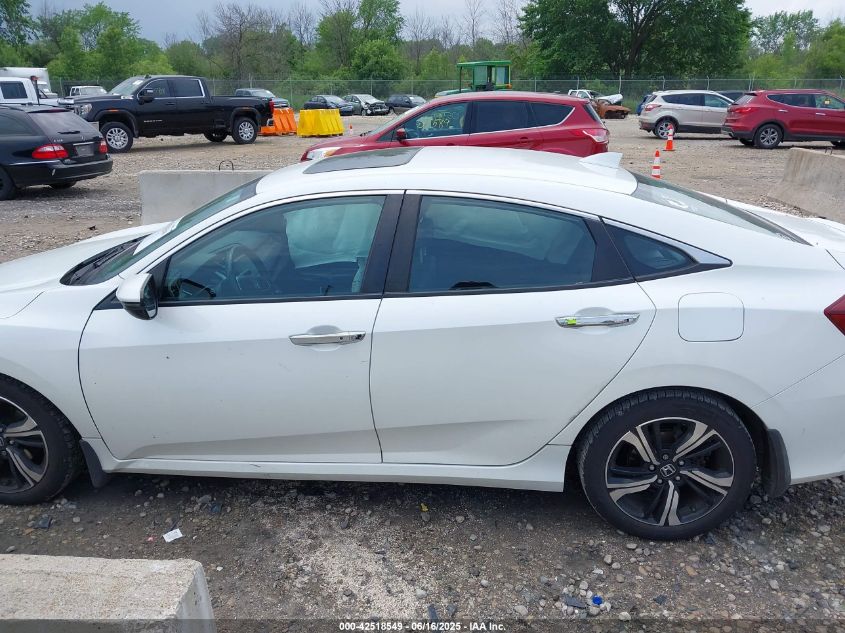 2017 Honda Civic Touring VIN: 19XFC1F95HEO12483 Lot: 42518549