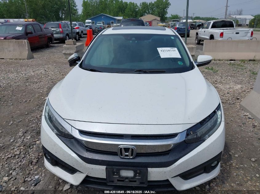 2017 Honda Civic Touring VIN: 19XFC1F95HEO12483 Lot: 42518549