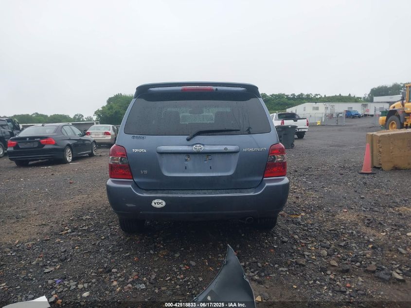 2007 Toyota Highlander Limited V6 VIN: JTEDP21A970147570 Lot: 42518833