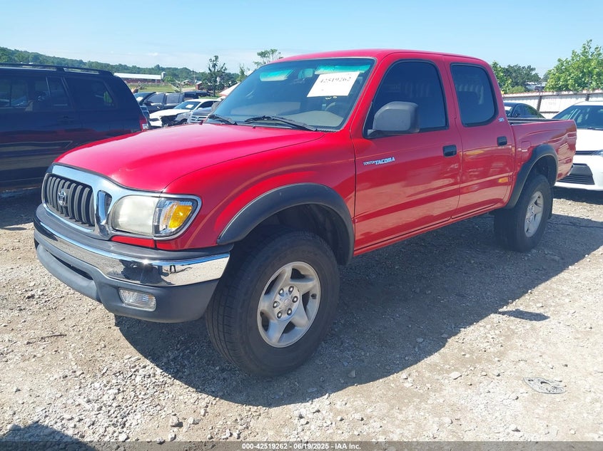 2002 Toyota Tacoma Prerunner, Hail, IAAI, VIN 5TEGM92N82Z026204 — photo 2