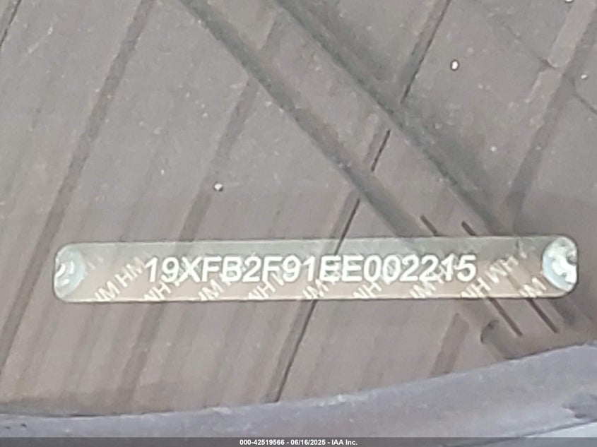 2014 HONDA CIVIC EX-L - 19XFB2F91EE002215