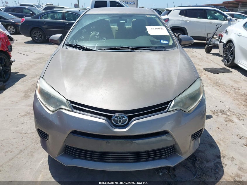 2016 TOYOTA COROLLA LE - 5YFBURHE1GP433506