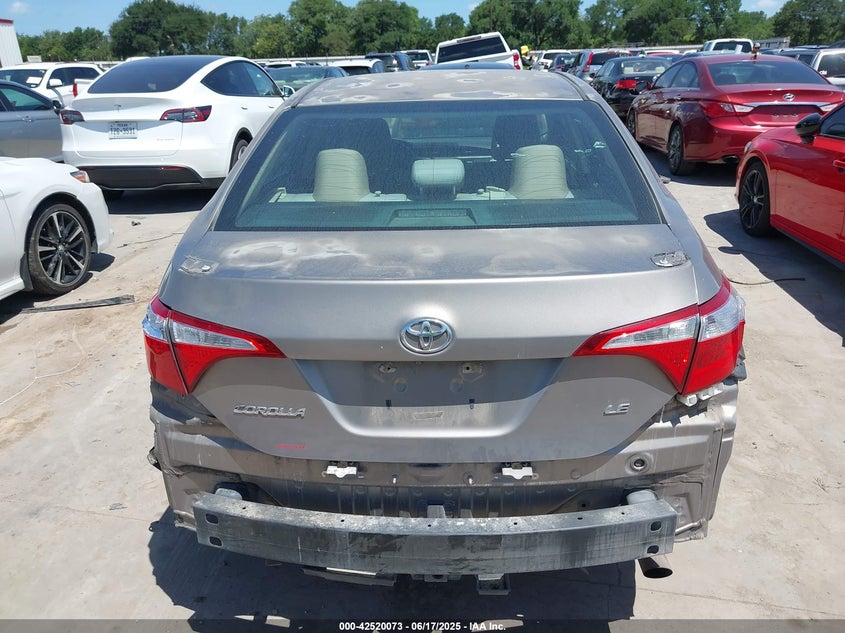 2016 TOYOTA COROLLA LE - 5YFBURHE1GP433506