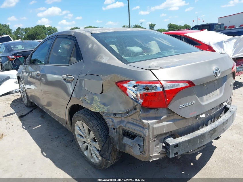 2016 TOYOTA COROLLA LE - 5YFBURHE1GP433506
