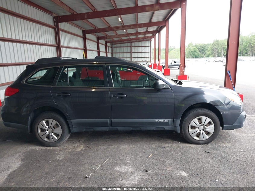 2013 SUBARU OUTBACK VIN: 4S4BRBAC0D3284717