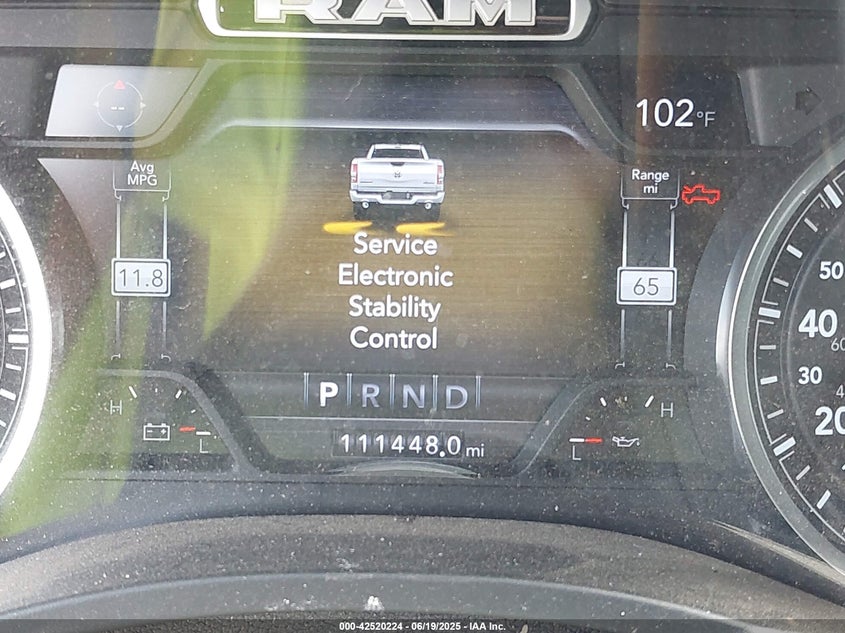 2019 RAM 1500 LARAMIE  4X4 5'7 BOX - 1C6SRFJT7KN605947