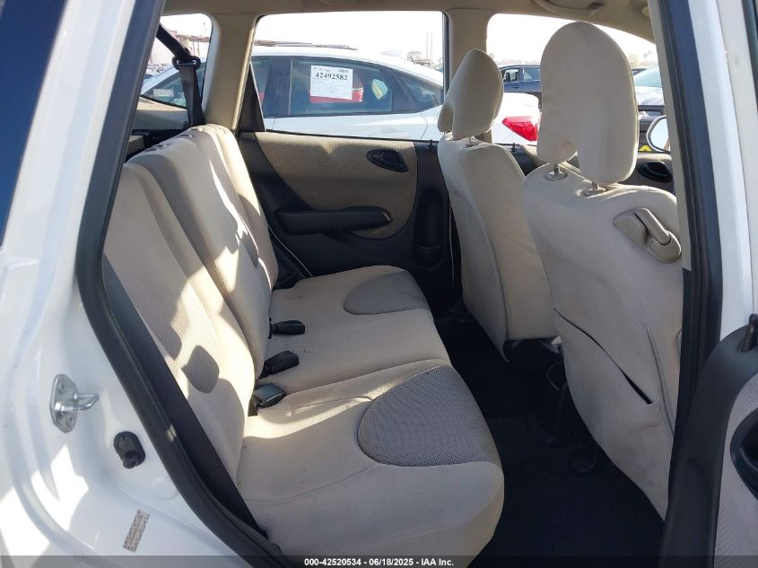 2007 Honda Fit Sport VIN: JHMGD38657S021968 Lot: 42520534