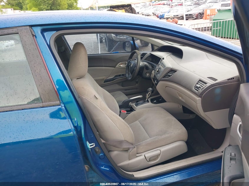 2012 HONDA CIVIC VIN: 2HGFB2F51CH506134