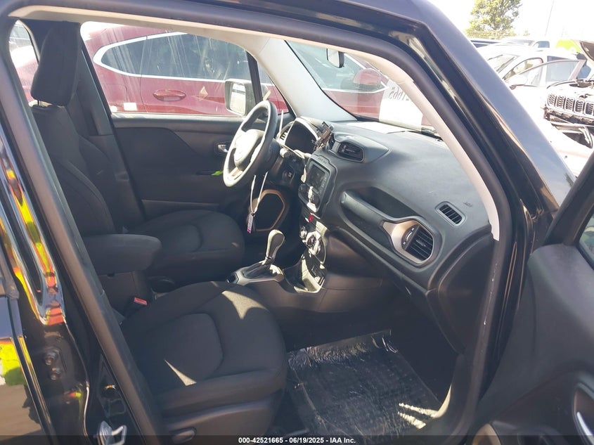 VIN ZACCJAAB0HPF43970 2017 JEEP RENEGADE SPORT FWD