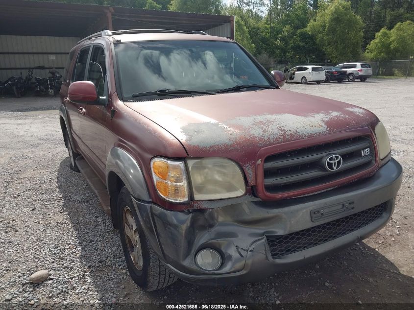 2003 Toyota Sequoia Sr5 V8 VIN: 5TDZT34A53S157866 Lot: 43349160