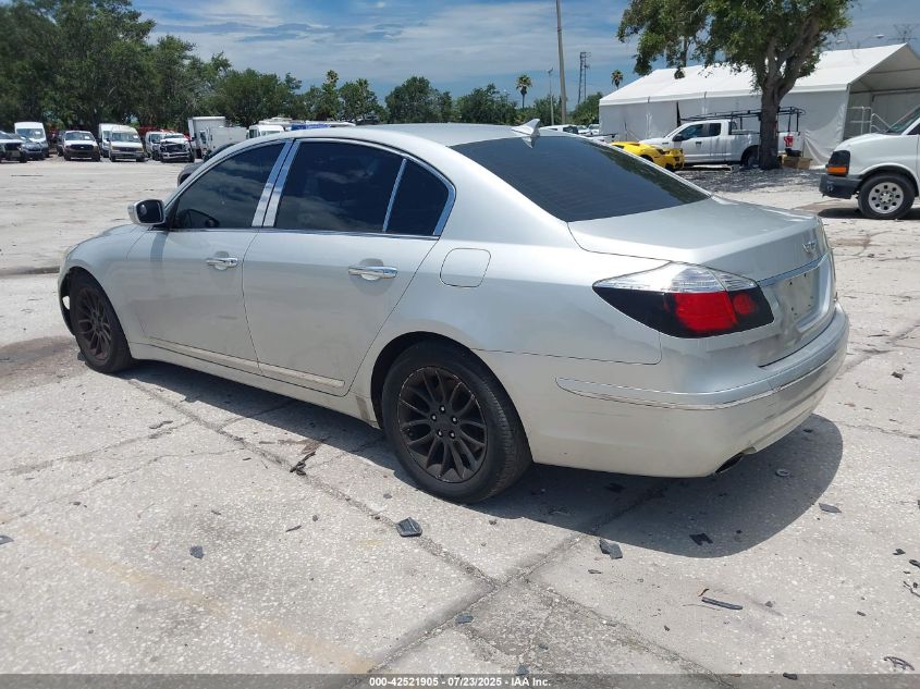 2011 Hyundai Genesis 3.8 VIN: KMHGC4DE2BU136415 Lot: 42521905