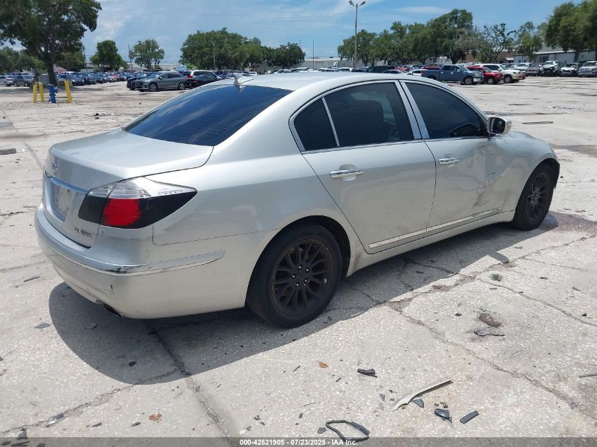 2011 Hyundai Genesis 3.8 VIN: KMHGC4DE2BU136415 Lot: 42521905