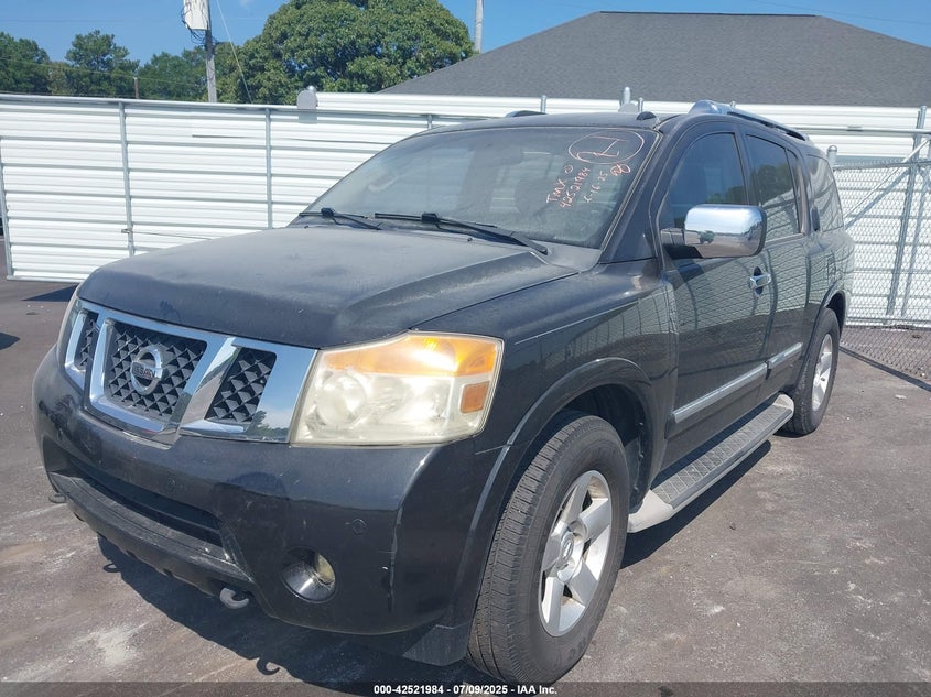 Vin: 5n1ba0nf2en603377, lot: 43014792, nissan armada platinum 20142