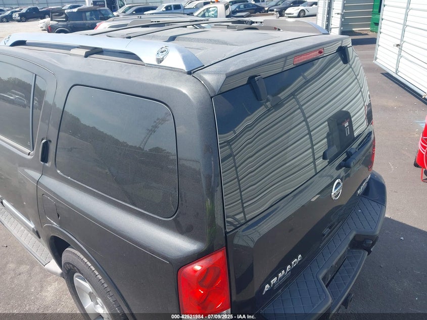 Vin: 5n1ba0nf2en603377, lot: 43014792, nissan armada platinum 20143