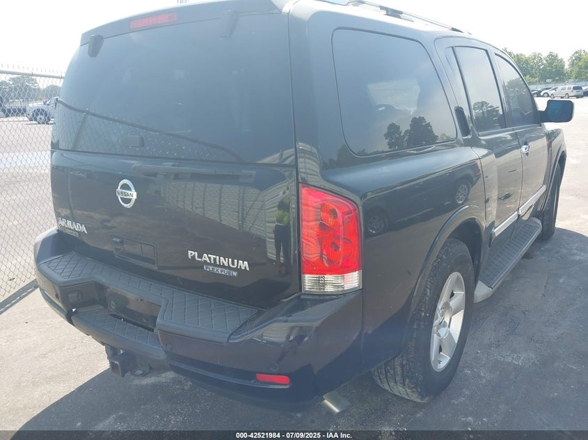 Vin: 5n1ba0nf2en603377, lot: 43014792, nissan armada platinum 20144