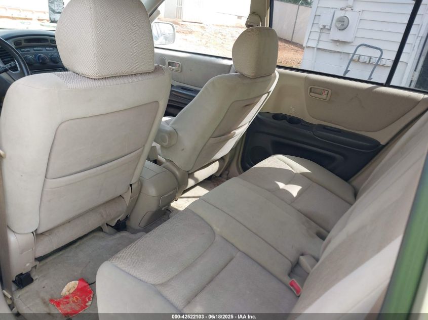 2003 Toyota Highlander V6 VIN: JTEGF21AX30109629 Lot: 42522103