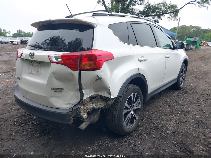 2015 TOYOTA RAV4 LIMITED - 2T3DFREV4FW260849