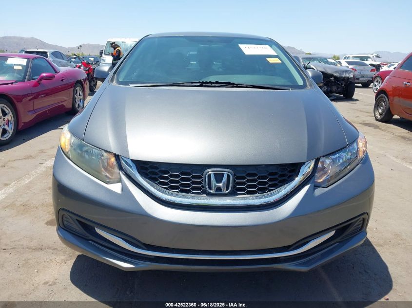 2013 Honda Civic Lx VIN: 2HGFB2F56DH581543 Lot: 42522360