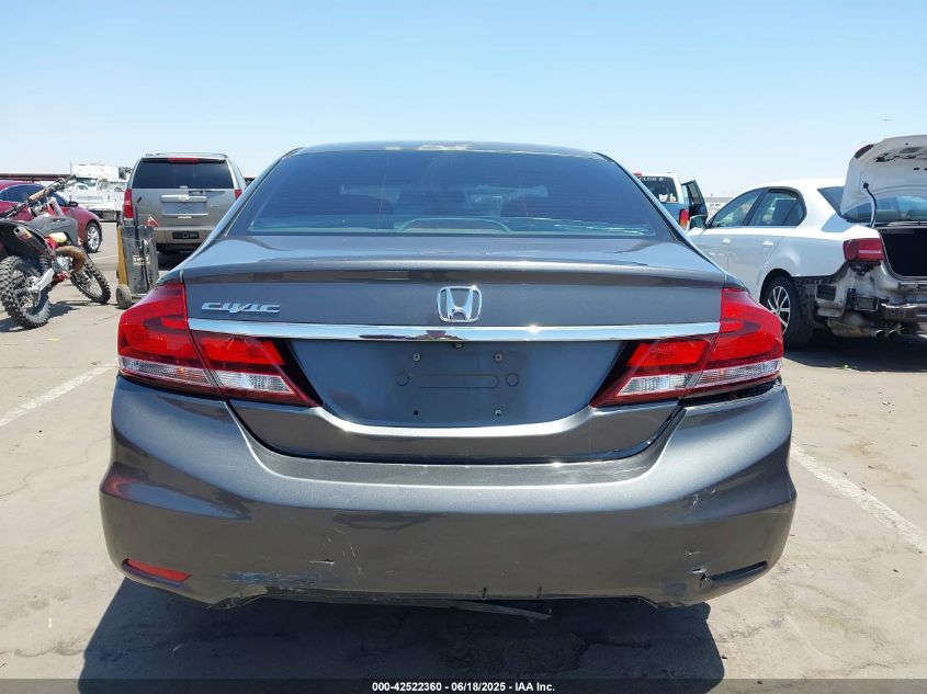 2013 Honda Civic Lx VIN: 2HGFB2F56DH581543 Lot: 42522360