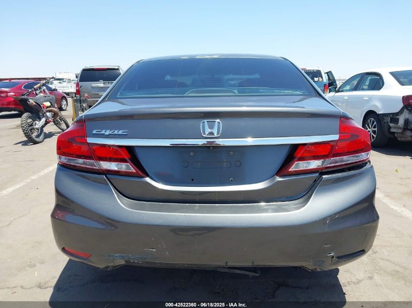 2013 Honda Civic Lx VIN: 2HGFB2F56DH581543 Lot: 42522360