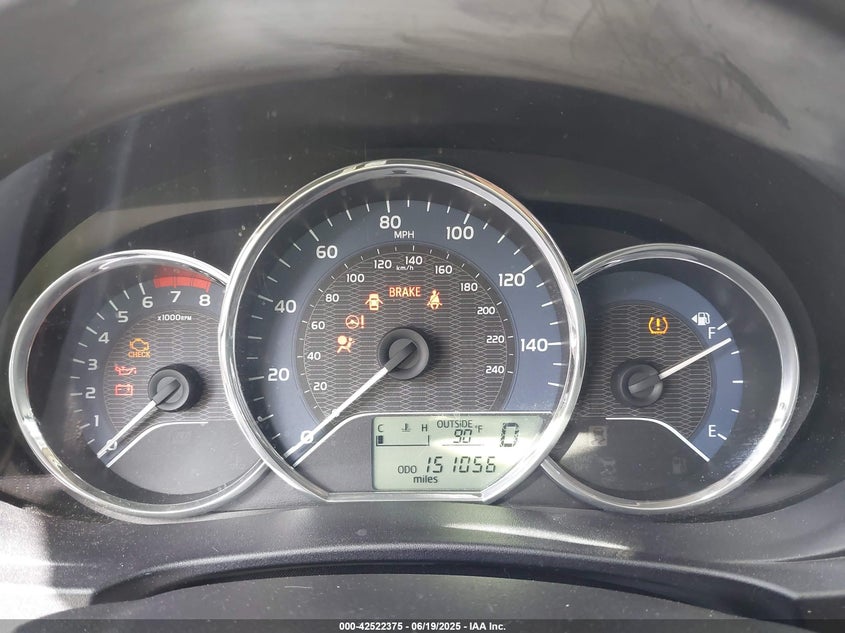 2015 TOYOTA COROLLA LE - 5YFBURHE8FP305603