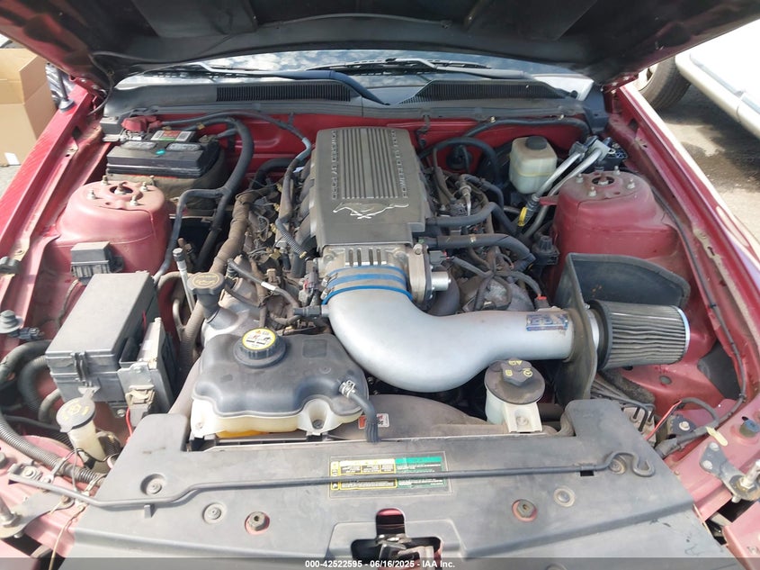 2008 FORD MUSTANG VIN: 1ZVHT82H885111628