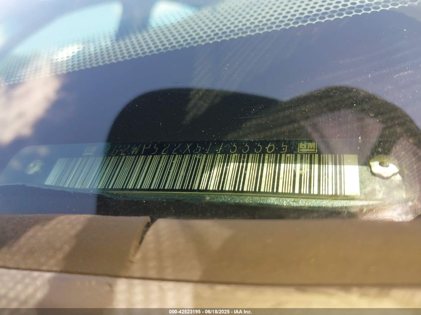 2005 Pontiac Grand Prix VIN: 2G2WP522151294994 Lot: 42523195