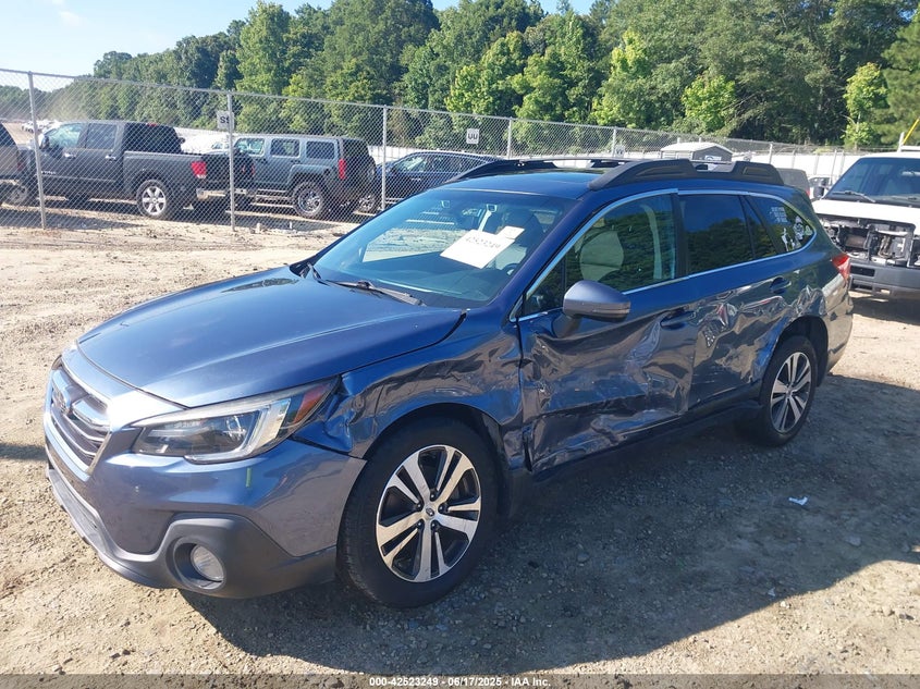 2018 Subaru Outback 2.5 2.5i Limited Blue Lot 111042523249 Vin 4S4BSANC1J3397211