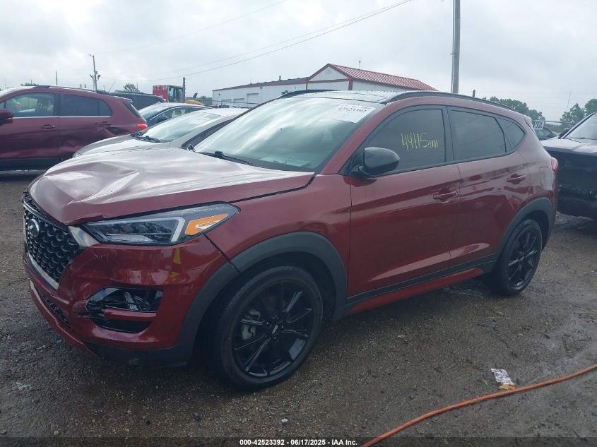 2019 Hyundai Tucson Night VIN: KM8J33AL2KU009618 Lot: 42523392