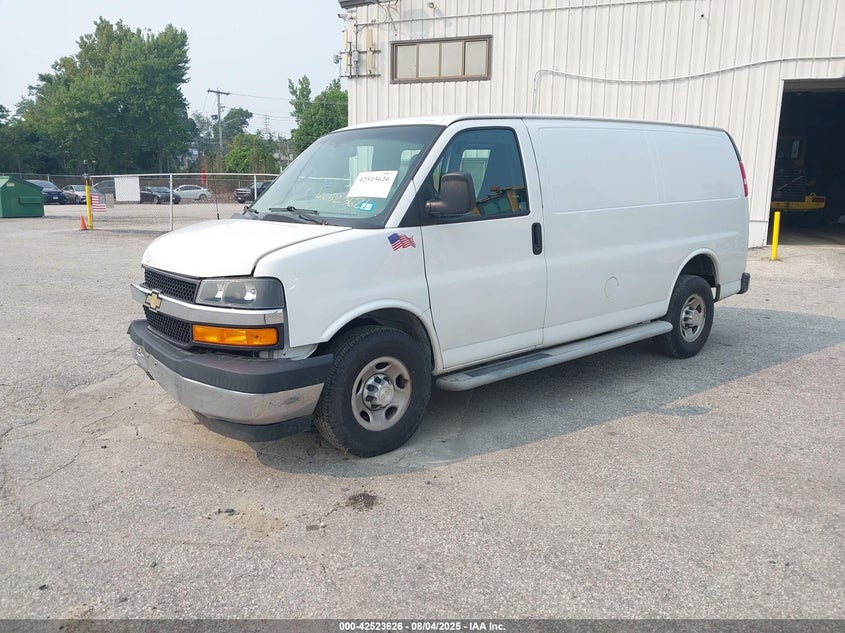 Vin: 1gcwgafg3j1908664, lot: 43016434, chevrolet express 2500 work van 20182