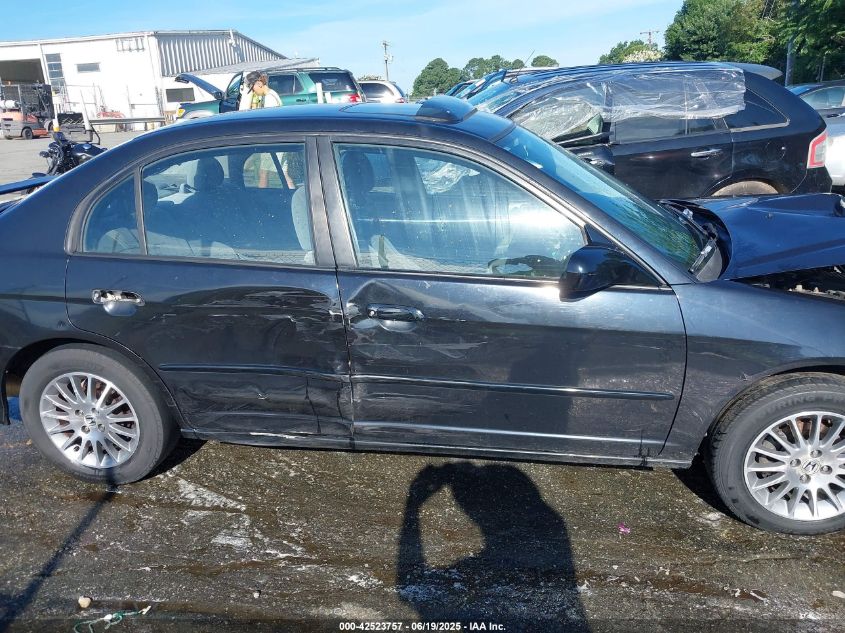 2005 Honda Civic Ex VIN: 2HGES26755H616555 Lot: 42523757