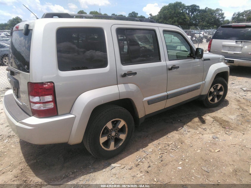 2008 JEEP LIBERTY VIN: 1J8GP28K38W156157
