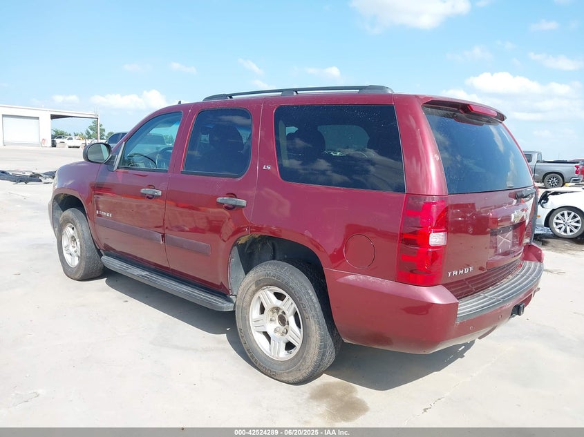 2008 CHEVROLET TAHOE VIN: 1GNFC13068R234256
