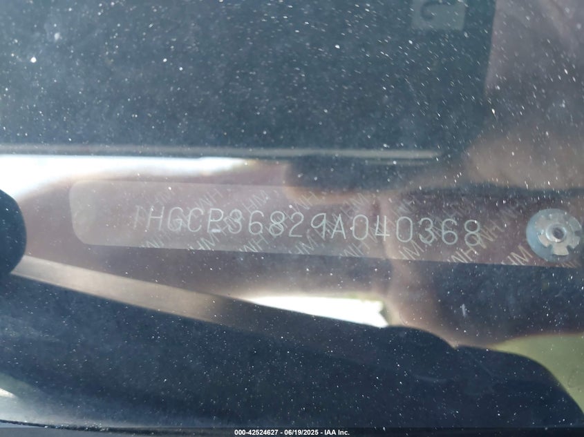 2009 Honda Accord 3.5 Ex-L VIN: 1HGCP36829A040368 Lot: 42524627