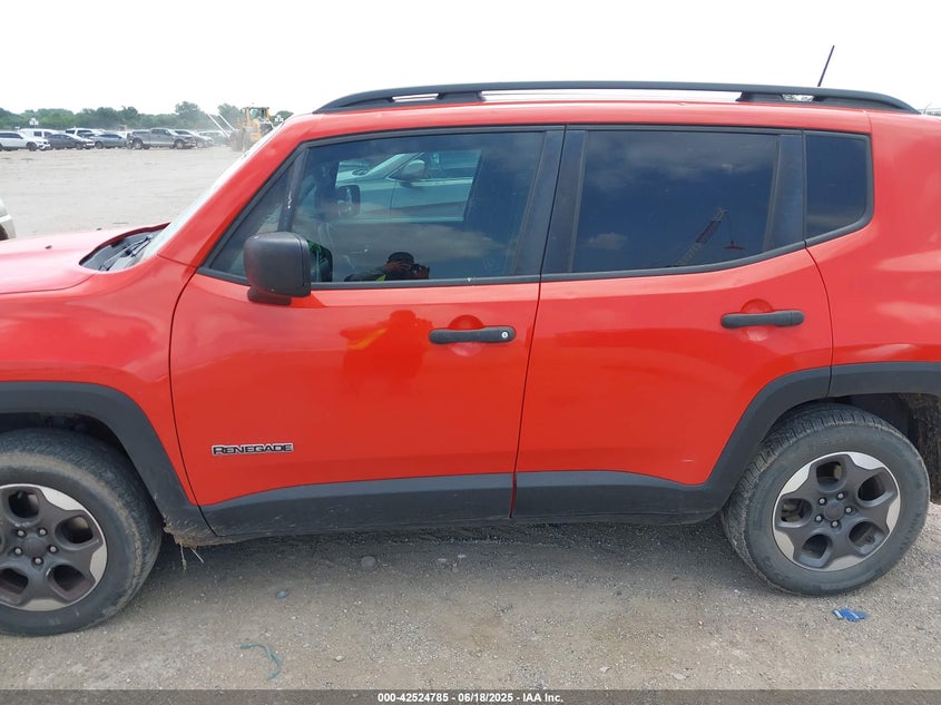 VIN ZACCJBAB7JPH56040 2018 JEEP RENEGADE SPORT 4X4