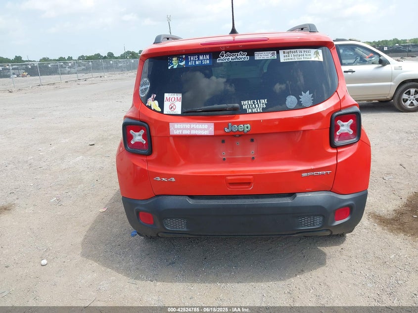 VIN ZACCJBAB7JPH56040 2018 JEEP RENEGADE SPORT 4X4