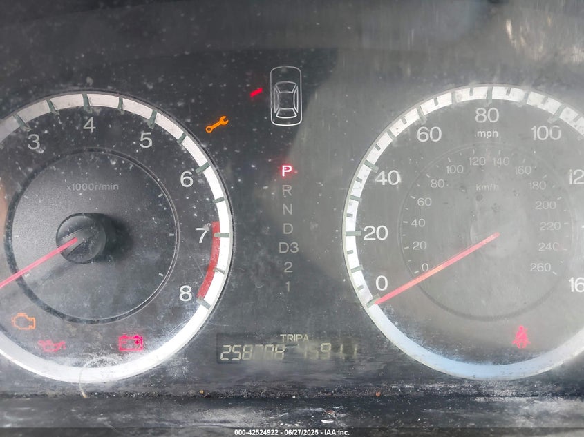 2008 HONDA ACCORD VIN: 1HGCP36818A021504