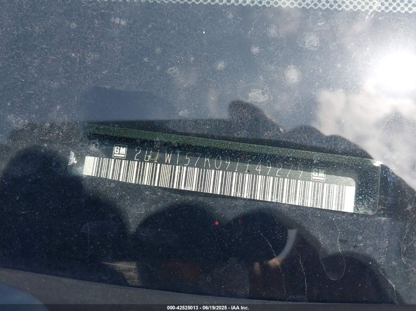 2009 Chevrolet Impala Lt VIN: 2G1WT57K091149279 Lot: 42525013